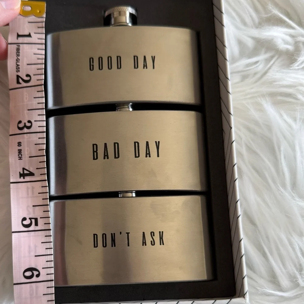 Dabney Lee | 9 oz. Stainless Steel Drinking Flasks that Connect Brand New